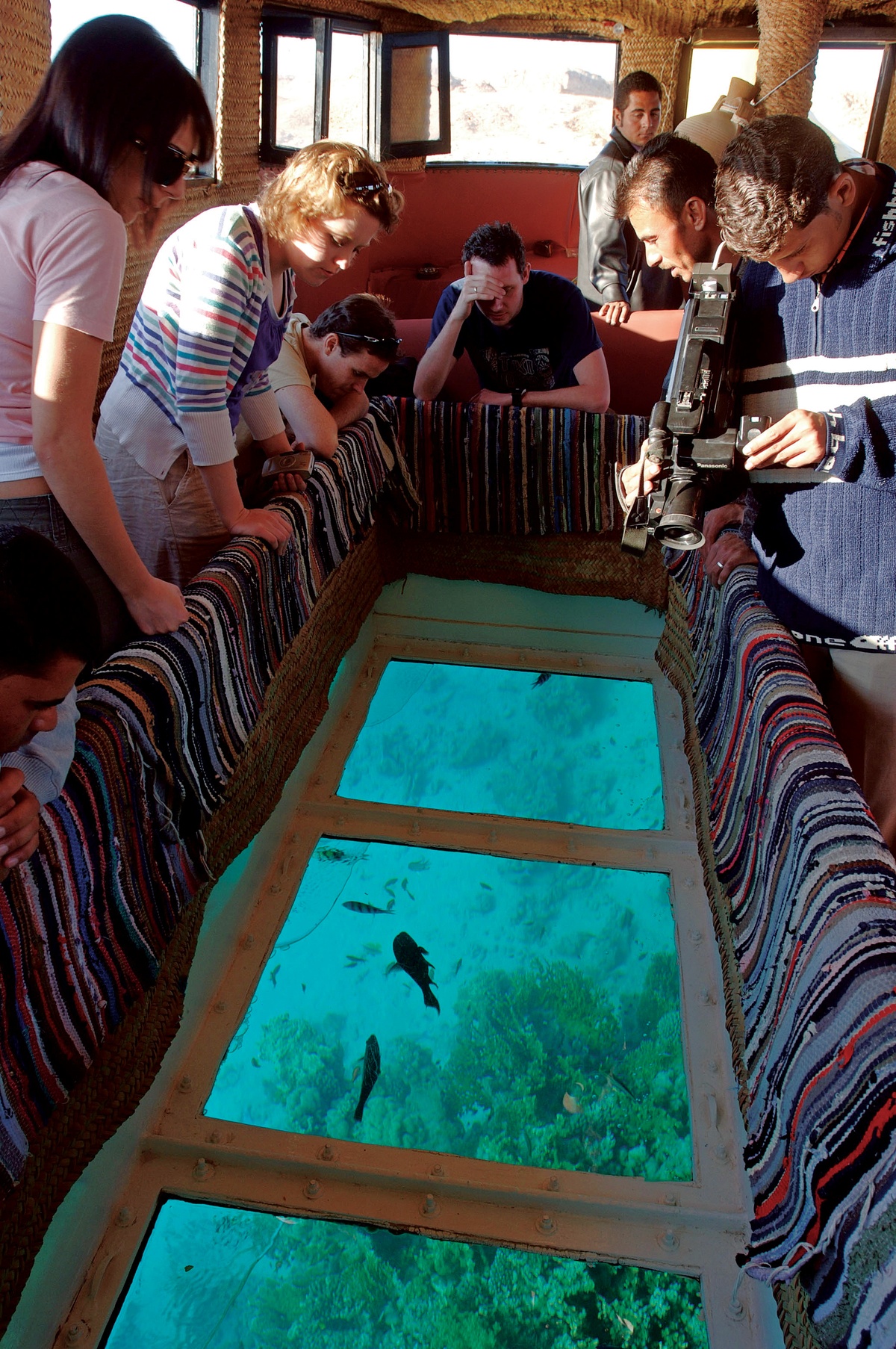 A2WRGA Glass bottom boat trips from Na'ama Bay, Sharm El Sheikh in Egypt